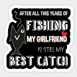 FISHING MY GIRLFRIEND Sticker